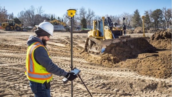 Surveyor equipment at on-site