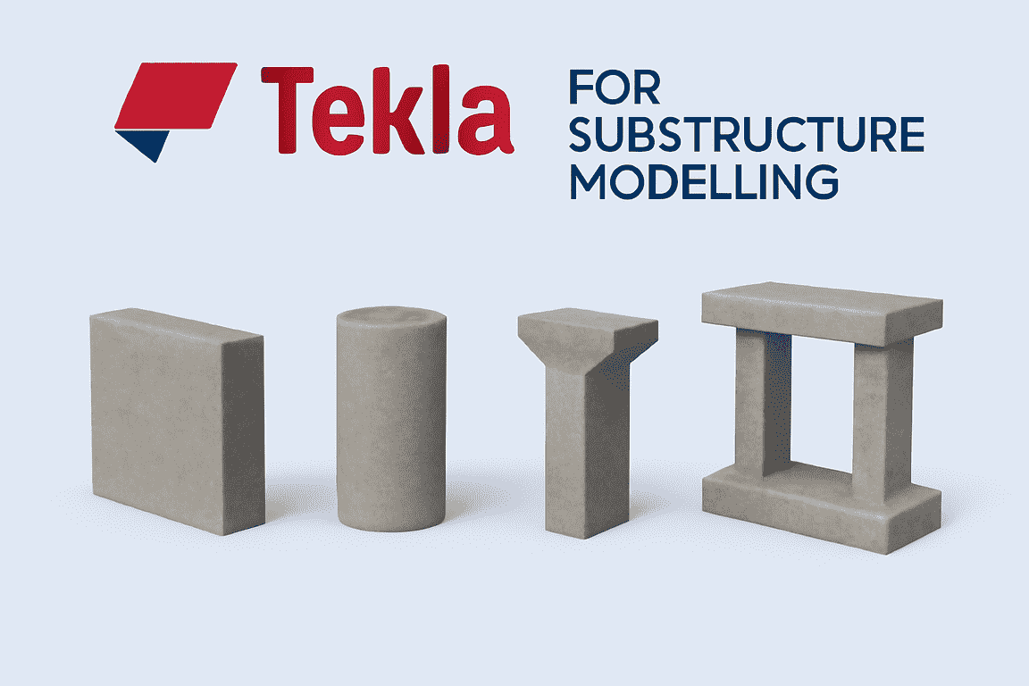 Tekla substructure components