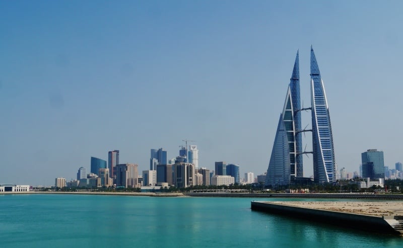The Bahrain World Trade Center.