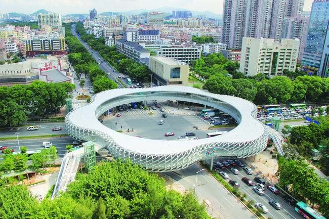 The Chunhua Pedestrian Bridge, China