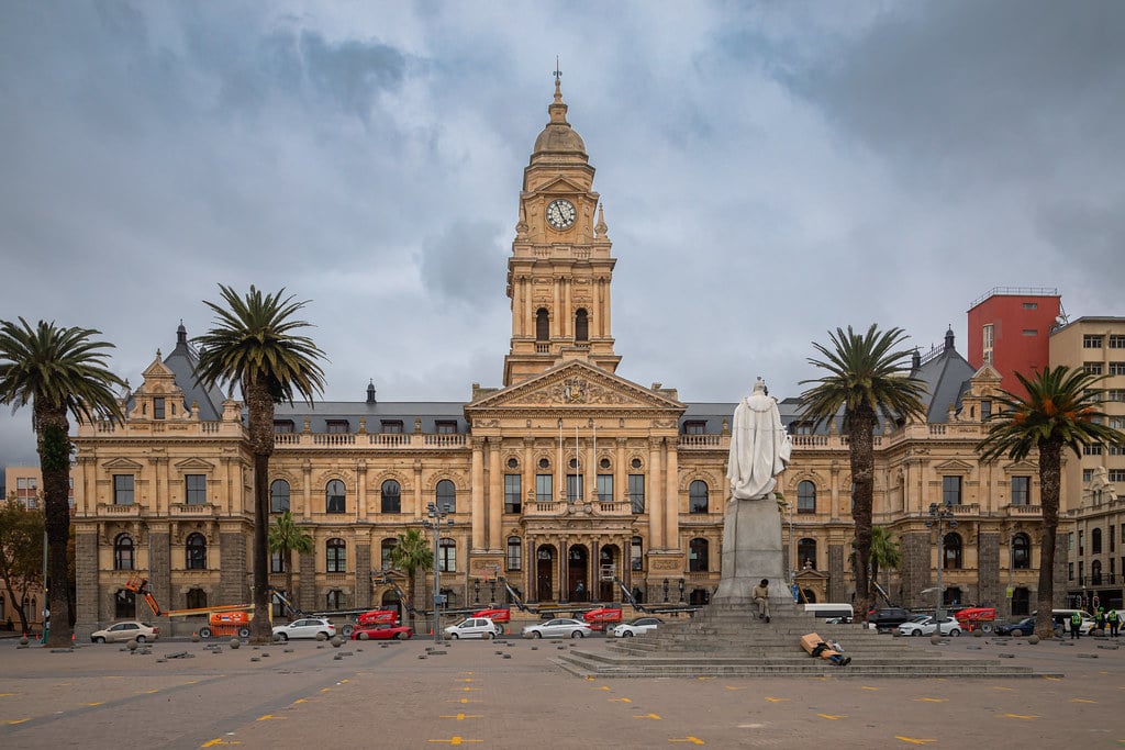 The City Hall in Cape Town, South Africa