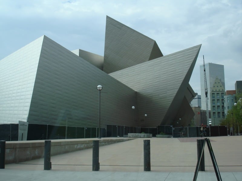 The Denver Art Museum in Colorado