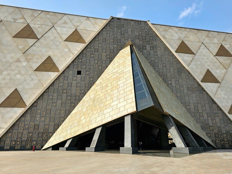The Grand Egyptian Museum in Giza.