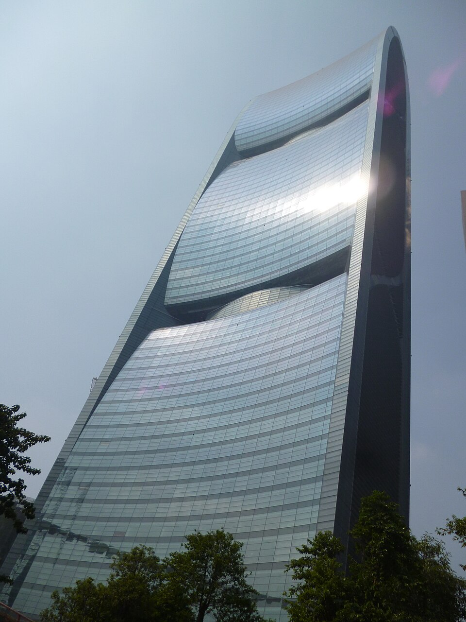 The Pearl River Tower in Guangzhou, China.