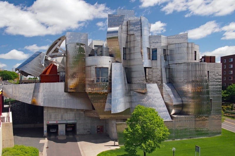 The Weisman Art Museum in Minneapolis.