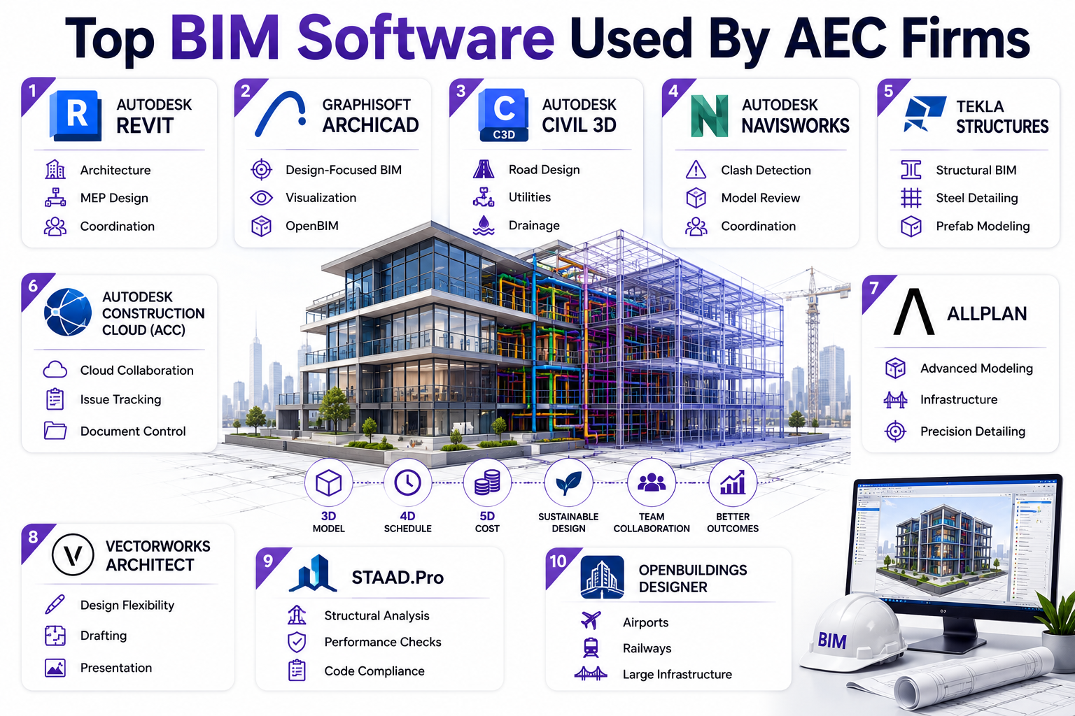 Top BIM tools