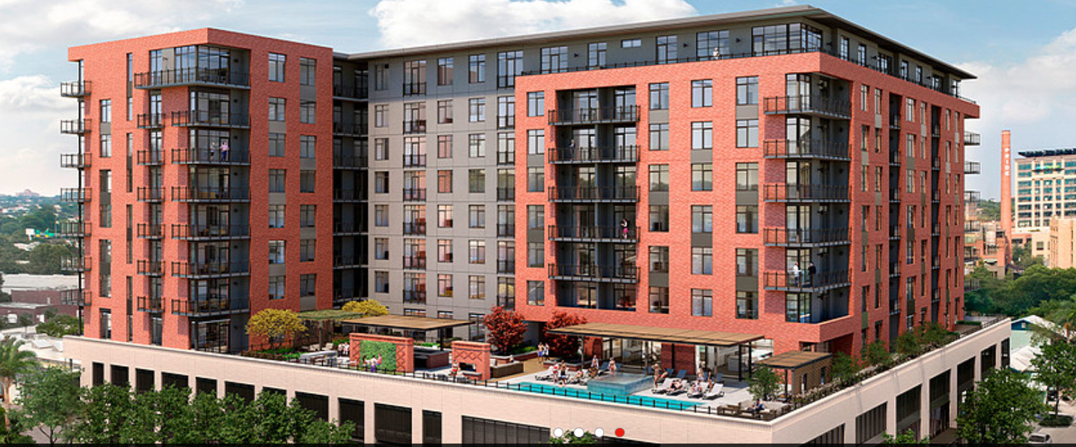 Upscale Apartment Complex With Pool Deck