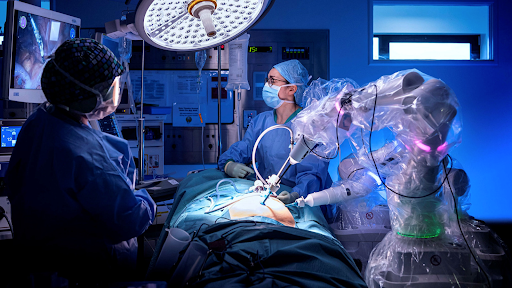 Use of robotics in surgical interventions