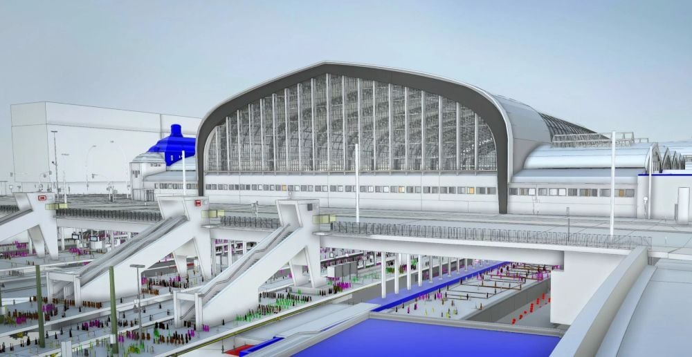 Using BIM models to create a 3D model for an airport terminal-1