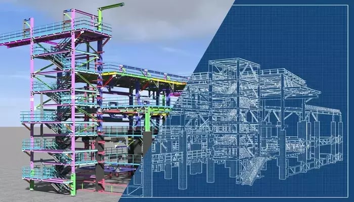 Using BIM to create 3D visualisations for civil engineering