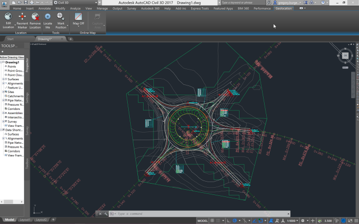 Using Civil 3D for road infrastructure planning