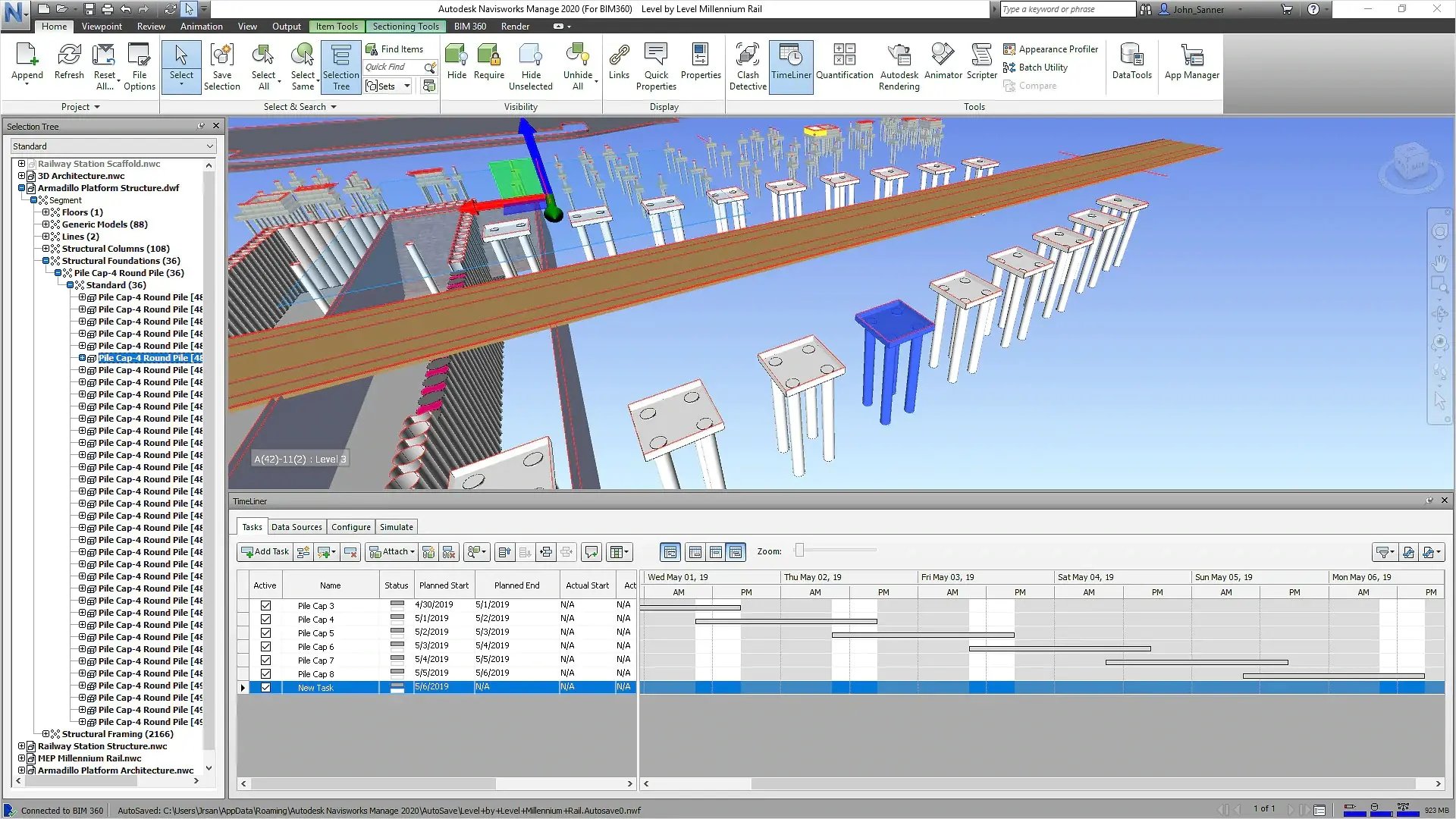 Using Navisworks for 3D modelling