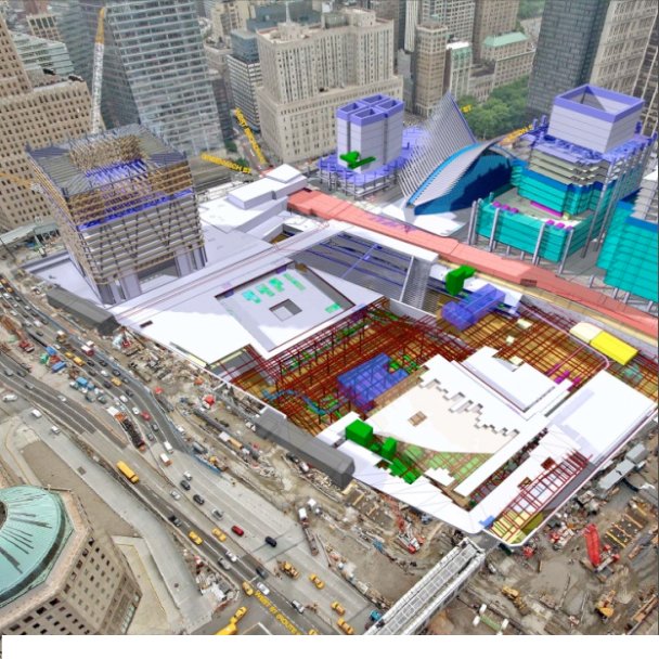  3D model of World Trade Center, New York City