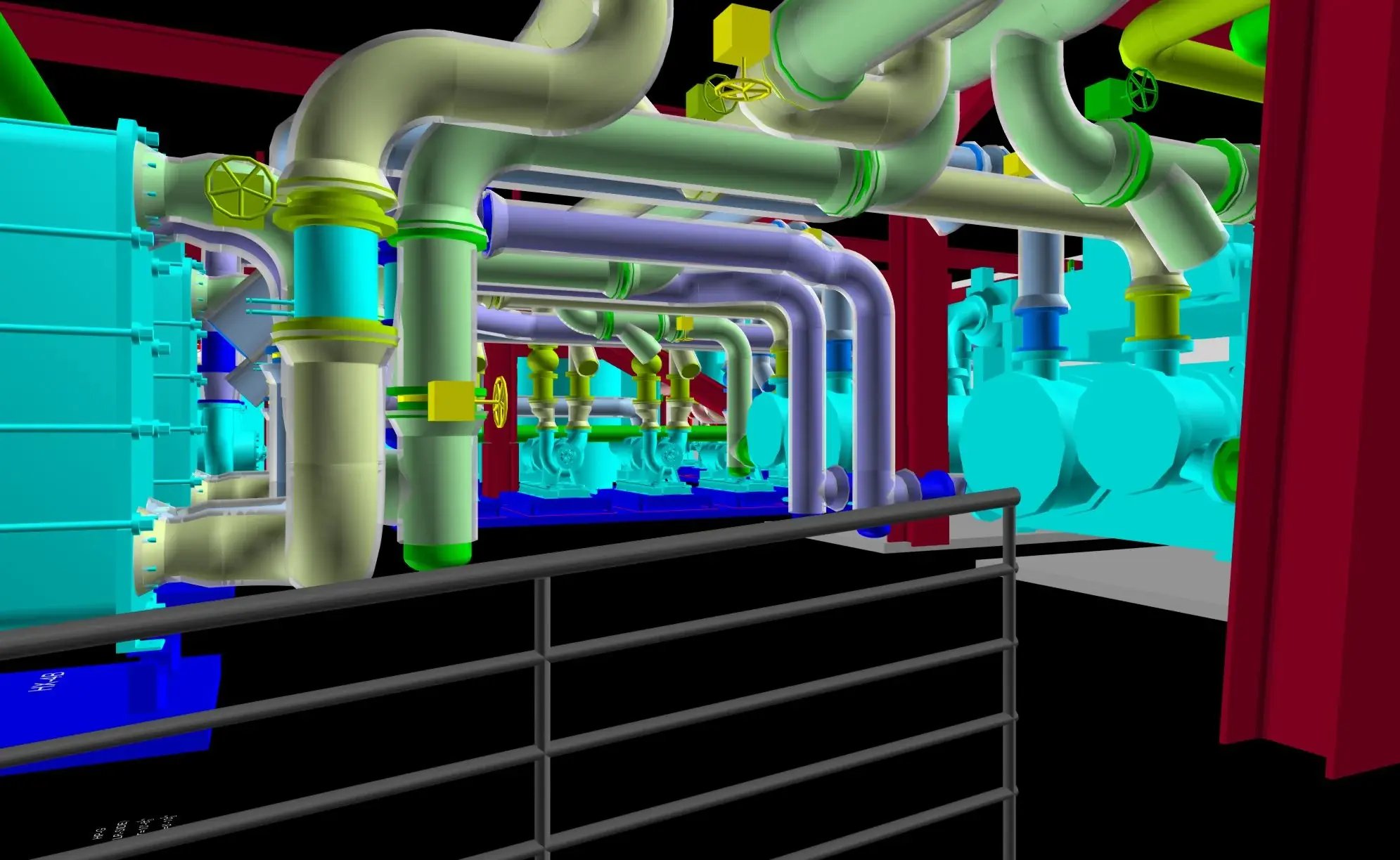 pipe design shown on revit-1