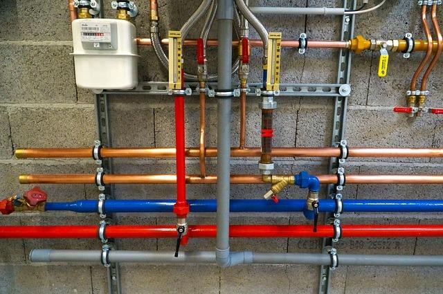 plumbing pipes for construction.