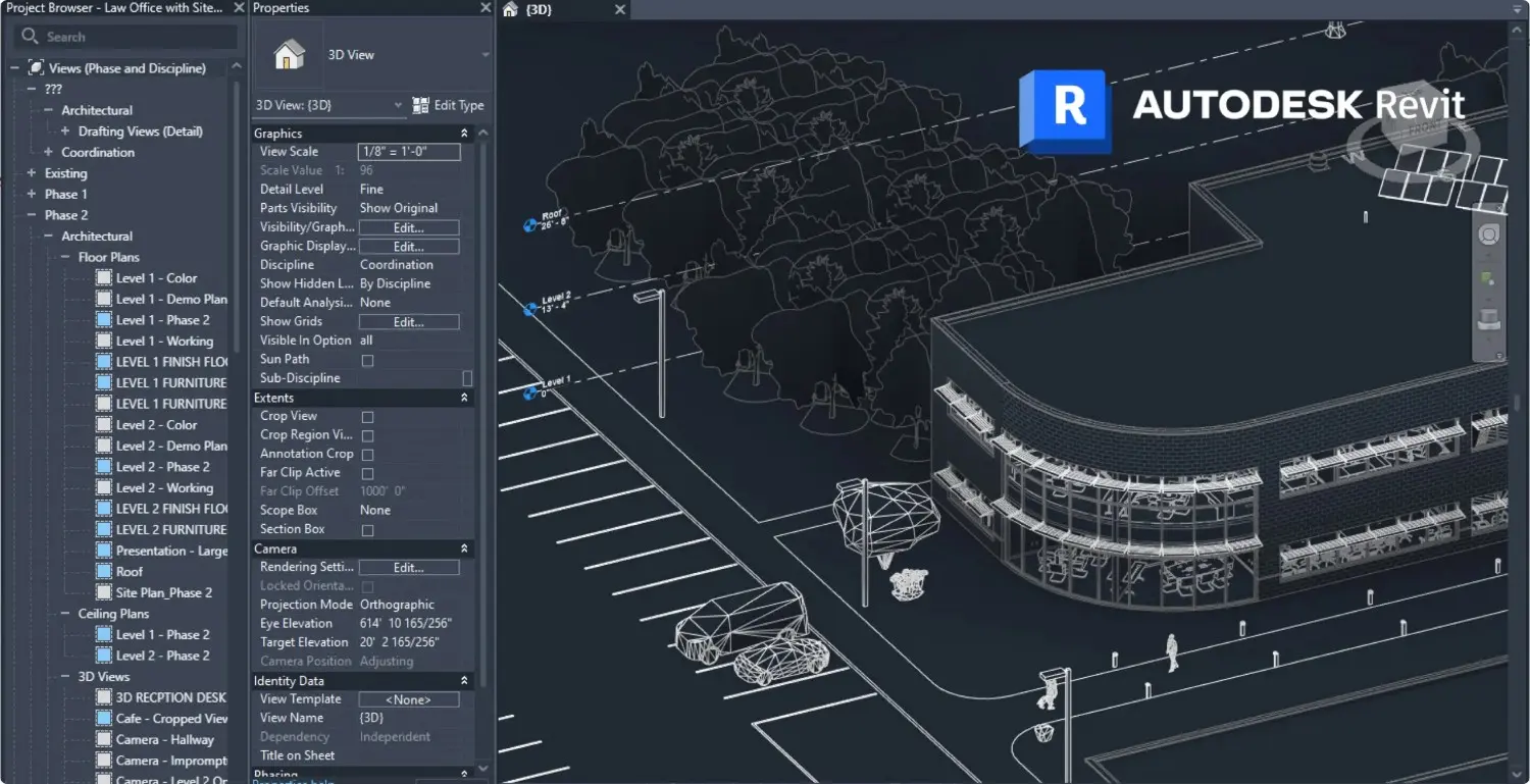 revit interface