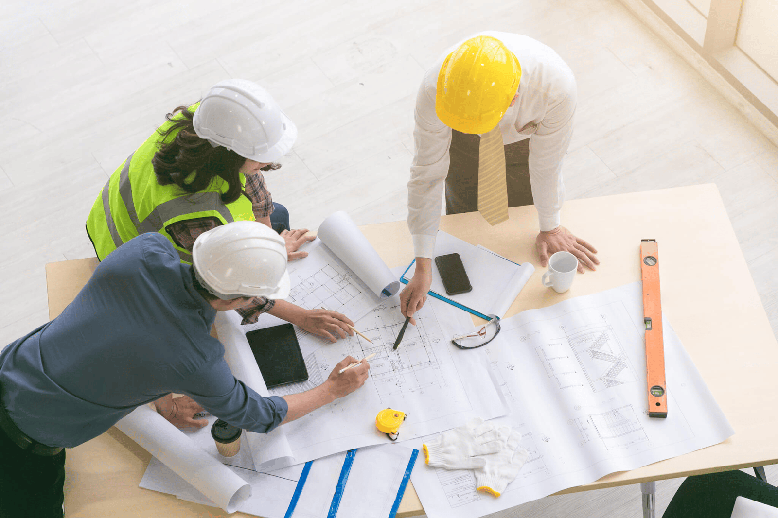 MEP professionals collaborating on a project