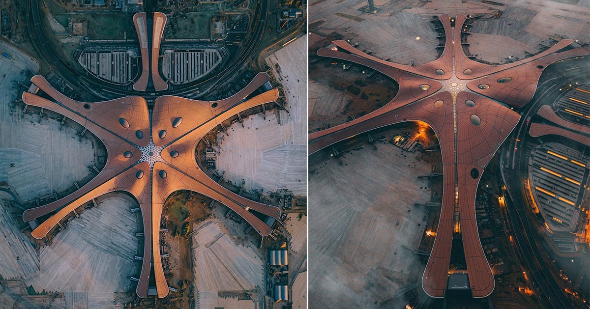  Beijing New Airport Terminal Building by Zaha Hadid Architects