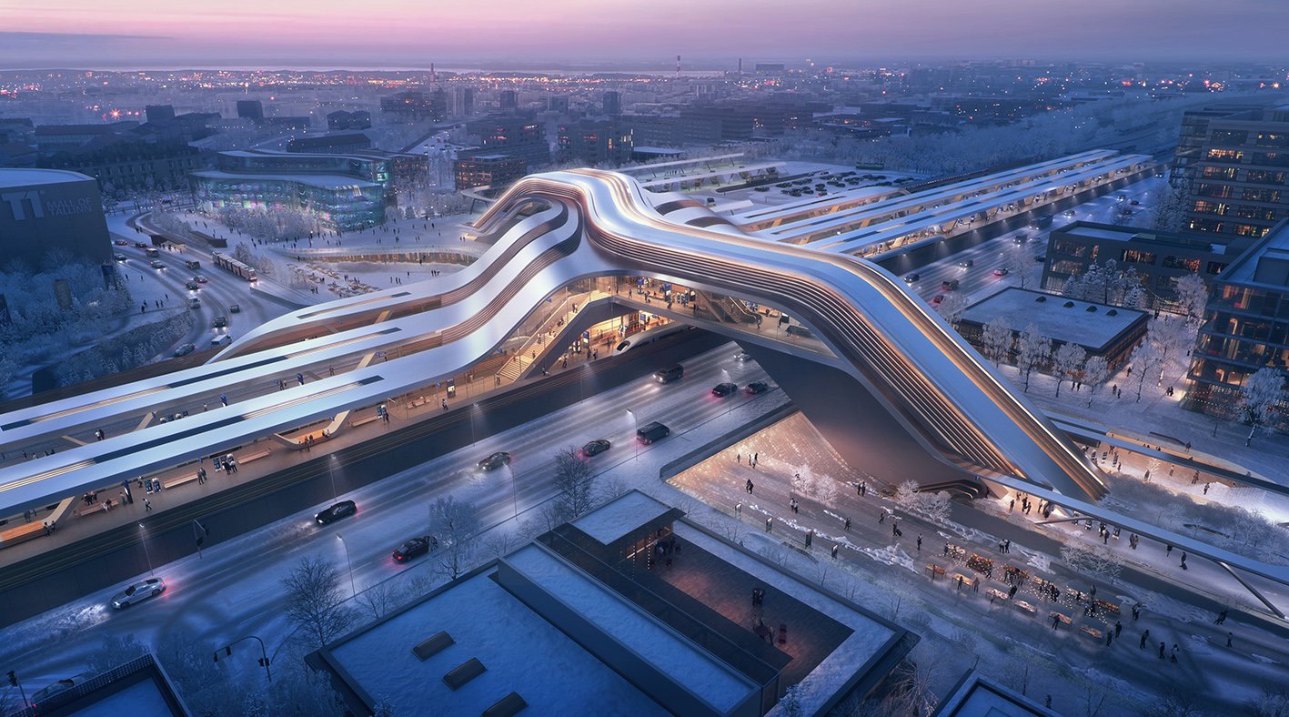 Zrinka’s project – ‘Rail Baltic Ülemiste terminal’ by Zaha Hadid Architects