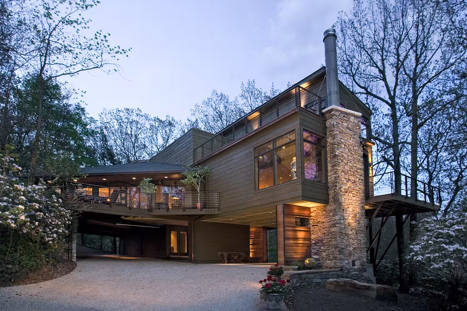 Image of reconstruction of a 2000 S.F. Tree House in Nashville.
