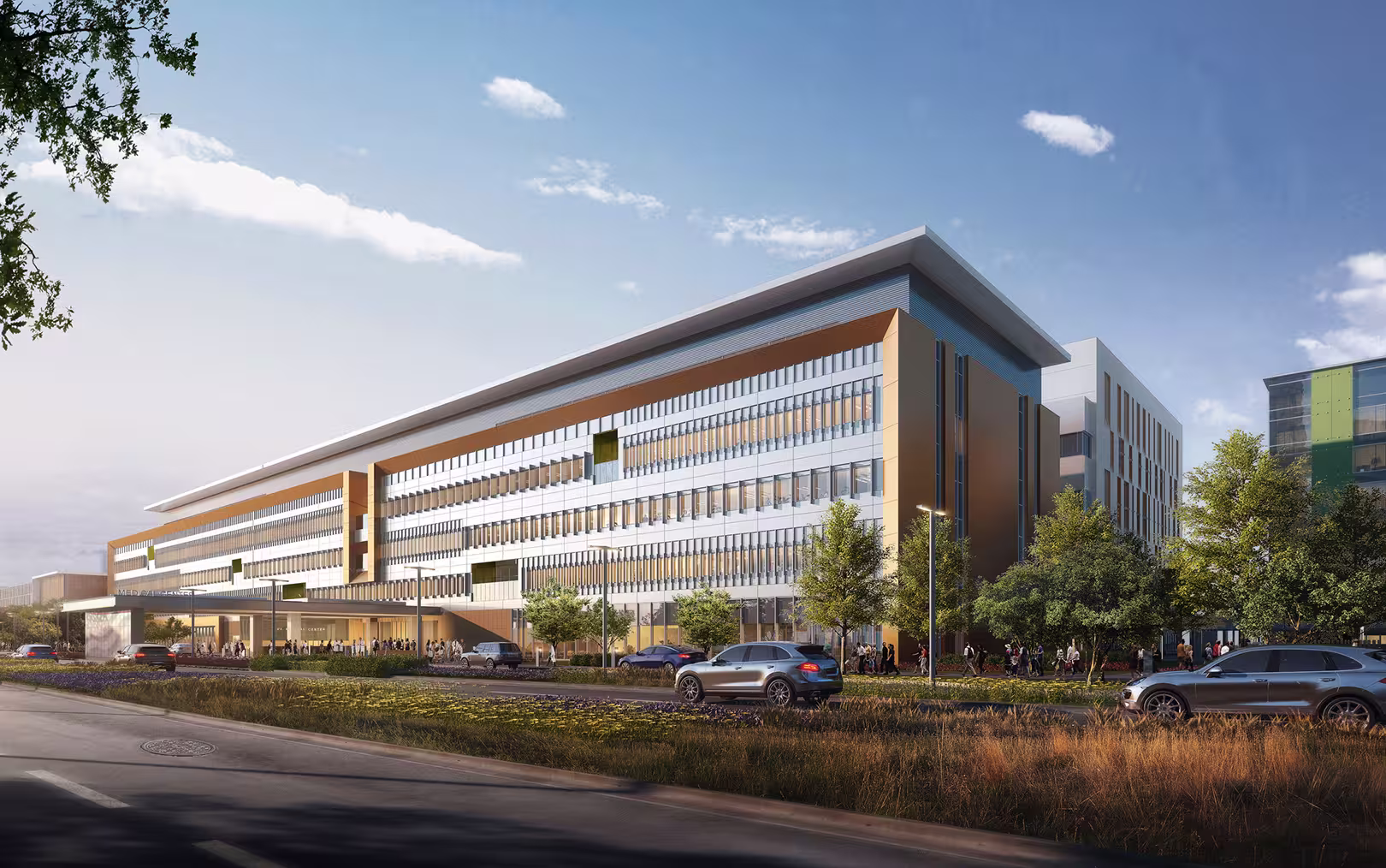 Image of the Louisville VA Medical Center, a flagship project.